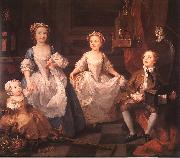 William Hogarth The Graham Children Sweden oil painting reproduction